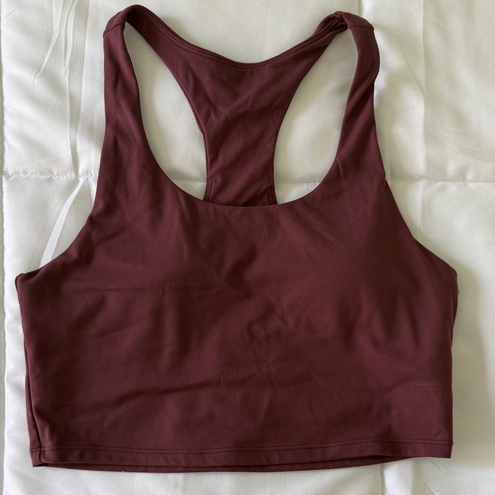 Paragon Racerback Scoop Neck Top - Fig